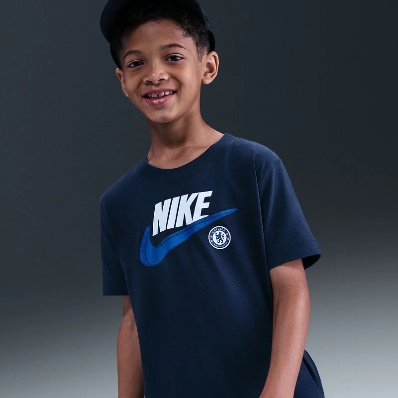 T-shirt Nike Chelsea Club bleu marine pour enfant