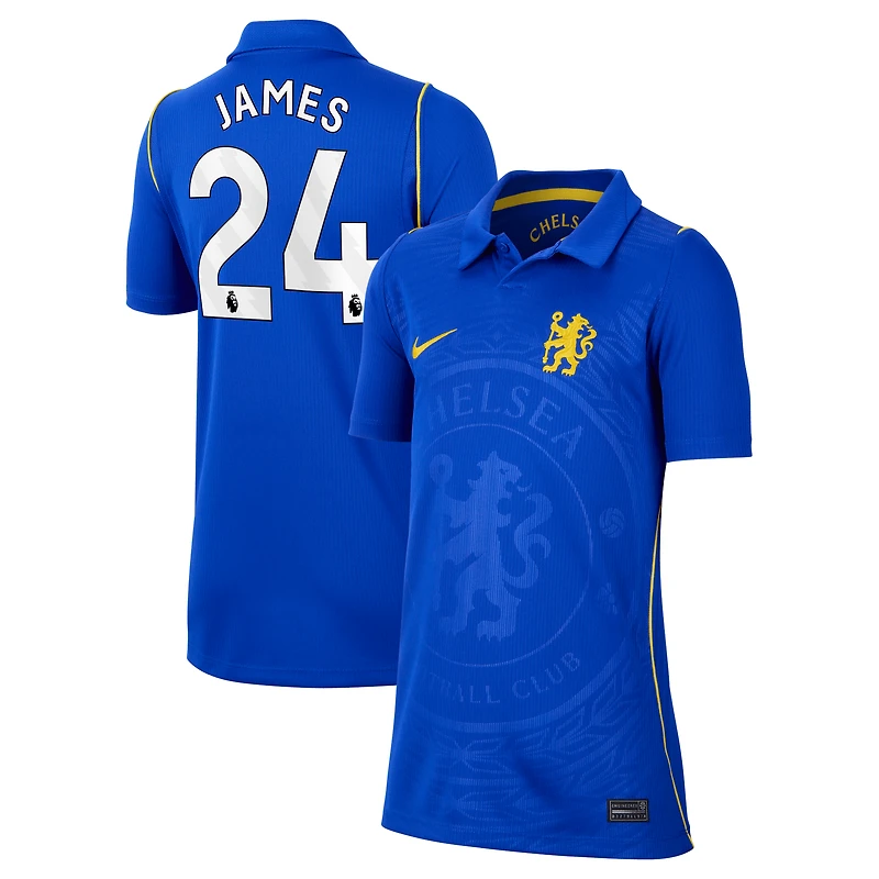 Maillot réplique domicile Chelsea bleu Nike Reece James pour enfant (saison 2026/27)