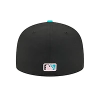 Casquette ajustée 59FIFTY noire pour homme New Era Bowie Baysox Theme Nights