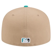 Men's New Era Beige Bowie Baysox Copa de la Diversión 59FIFTY Fitted Hat