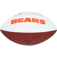 Brian Urlacher Chicago Bears Autographed Franklin White Panel Football with "HOF 18" Inscription