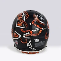 Brian Urlacher Chicago Bears Autographed Riddell Speed Authentic Helmet with "HOF 18" Inscription - Art by Distortedd - Limited Edition #1/1 - WN55916779