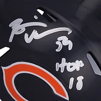 Brian Urlacher Chicago Bears Autographed Riddell Speed Mini Helmet with "HOF 18" Inscription