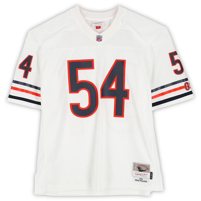 Brian Urlacher Chicago Bears Autographed White Mitchell & Ness 2000 Legacy Jersey with "HOF 18" Inscription 