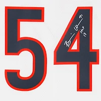Brian Urlacher Chicago Bears Autographed White Mitchell & Ness 2000 Legacy Jersey with "HOF 18" Inscription 