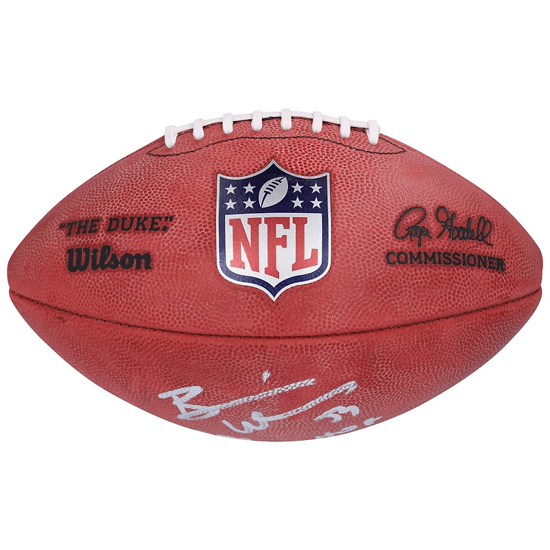 Brian Urlacher Chicago Bears Autographed Wilson Duke Full Color Football with "DPOY 05" & "HOF 18" Inscriptions