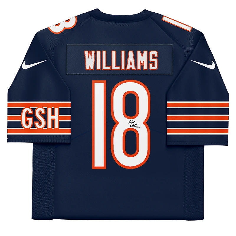 Caleb Williams Chicago Bears Autographed Navy Nike Elite Jersey
