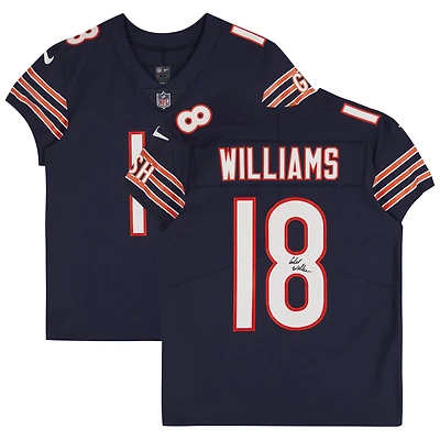 Caleb Williams Chicago Bears Autographed Navy Nike Elite Jersey
