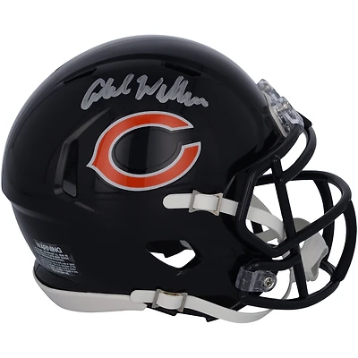 Casque Riddell Speed ​​Mini autographié par Caleb Williams des Chicago Bears