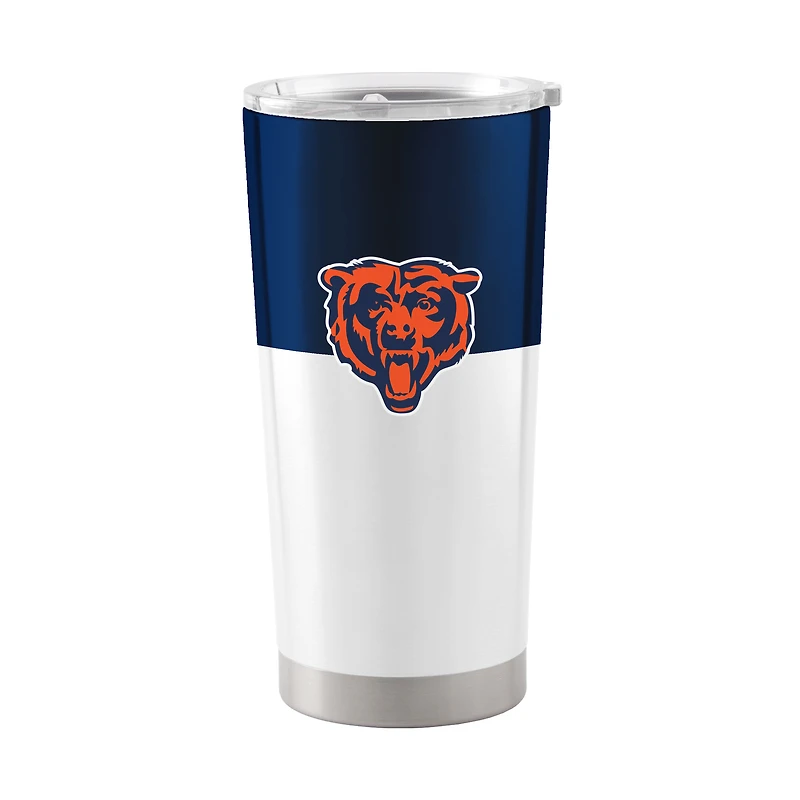 Ours de Chicago 20 oz. Gobelet en acier inoxydable à blocs de couleurs