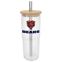Verre à vin en verre de 24 oz des Bears de Chicago