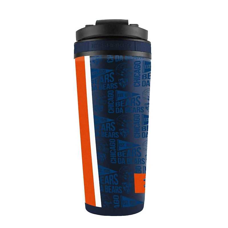 Chicago Bears 26oz. 4D Stainless Steel Shaker Bottle