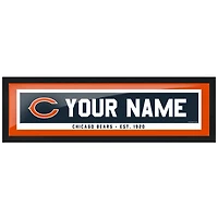 Chicago Bears - Cadre personnalisé 6'' x 22''
