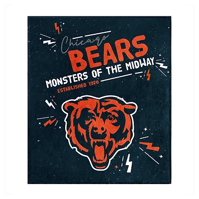 Couverture en peluche Chicago Bears 60" x 70"