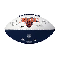 Ballon de football signature des Chicago Bears Legends