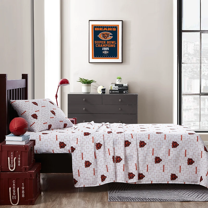Parure de lit double Chicago Bears