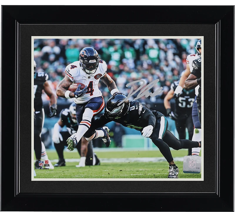 V106832 Bears D'Andre Swift Chicago Bears Autographié 8" x 10" Bras raide contre les Eagles de Philadelphie Photo 4 D'Andre Swift AUT 08x10 PHOTO 46059 AUTPHO 08FBSW0015