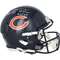 Devin Hester Chicago Bears Autographed Riddell Speed Authentic Helmet with Multiple Inscriptions