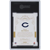 Dick Butkus Chicago Bears Autographed 2019 Panini Flawless Emerald NFL 100 Autograph Collection #NFL100-DB #1/2 SGC Authenticated 9/10 Card