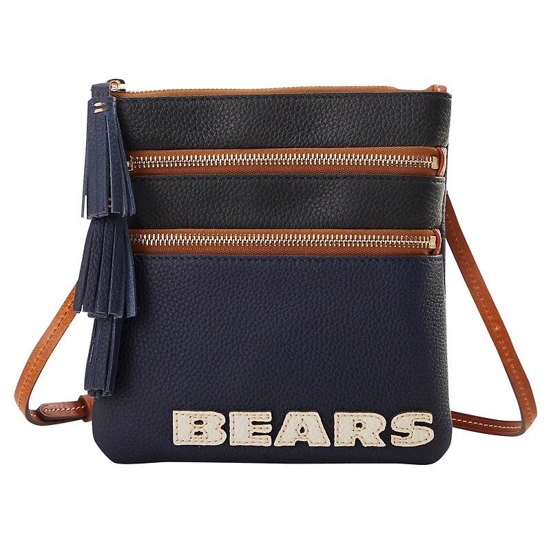 Dooney & Bourke Chicago Bears Infield Sac à main à bandoulière triple fermeture éclair