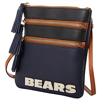 Dooney & Bourke Chicago Bears Infield Sac à main à bandoulière triple fermeture éclair