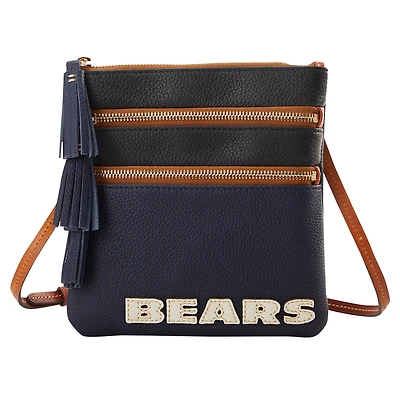 Dooney & Bourke Chicago Bears Infield Sac à main à bandoulière triple fermeture éclair