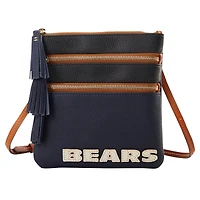 Dooney & Bourke Chicago Bears Infield Sac à main à bandoulière triple fermeture éclair