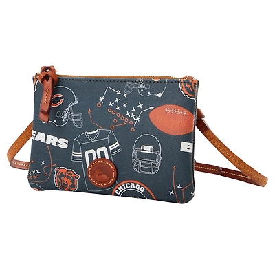 Dooney & Bourke Chicago Bears Sac à main à bandoulière avec fermeture éclair sur le dessus