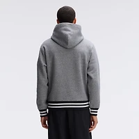 Fanatics Athletic Heather Gray Chicago Bears IconicFleece Tipped Hoodie