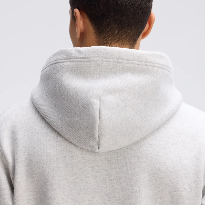 Fanatics Heather Gray Chicago Bears IconicFleece Letterman Hoodie