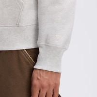 Fanatics Heather Gray Chicago Bears IconicFleece Letterman Hoodie