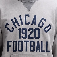 Sweat-shirt à poche Fanatics Heather Gray Chicago Bears Iconic Fleece