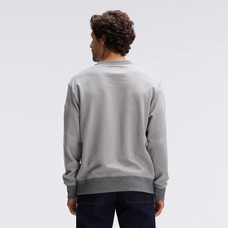 Fanatics Heather Gray Chicago Bears IconicFleece Pocket Sweatshirt