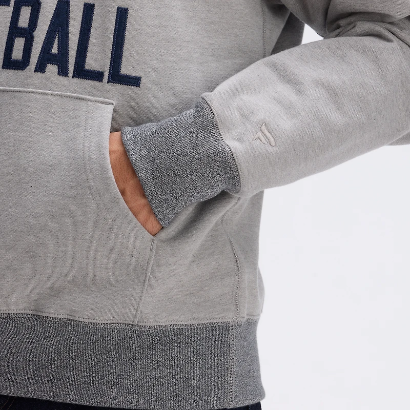 Sweat-shirt à poche Fanatics Heather Gray Chicago Bears Iconic Fleece