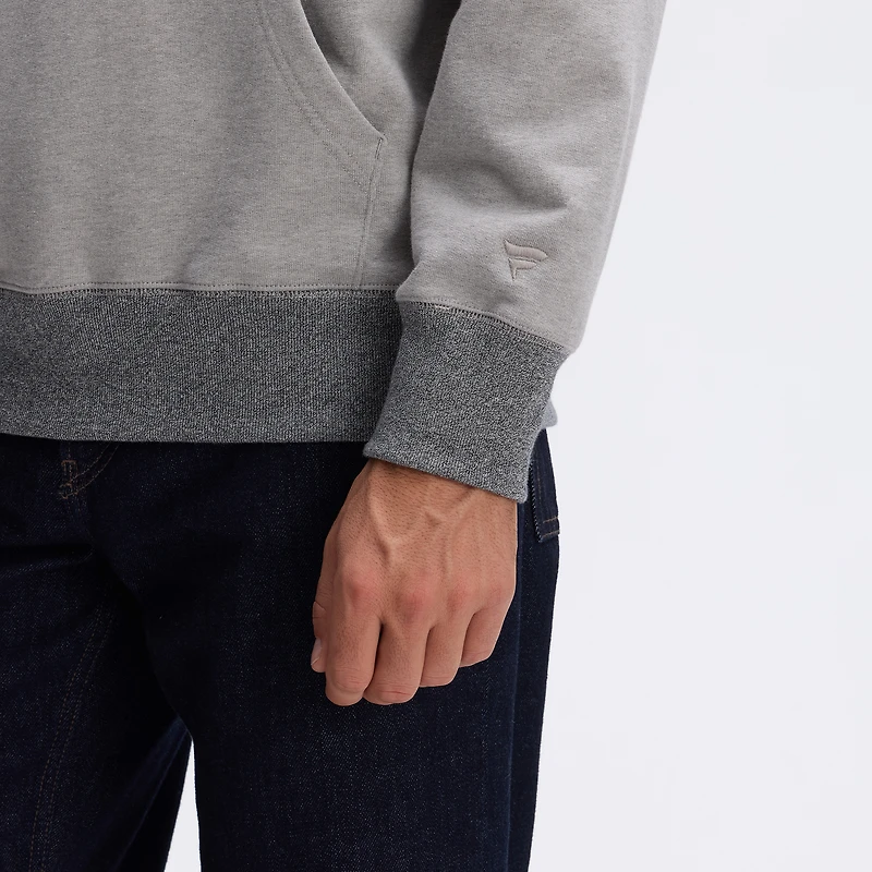 Fanatics Heather Gray Chicago Bears IconicFleece Pocket Sweatshirt