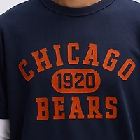 Fanatics Navy Chicago Bears IconicFleece Short Sleeve Sweatshirt
