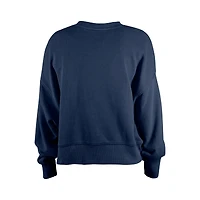 Girl's New Era Navy Chicago Bears Flip Sequin Sweatshirt
