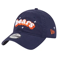 Girls Youth New Era  Navy Chicago Bears Cheer 9TWENTY Adjustable Hat