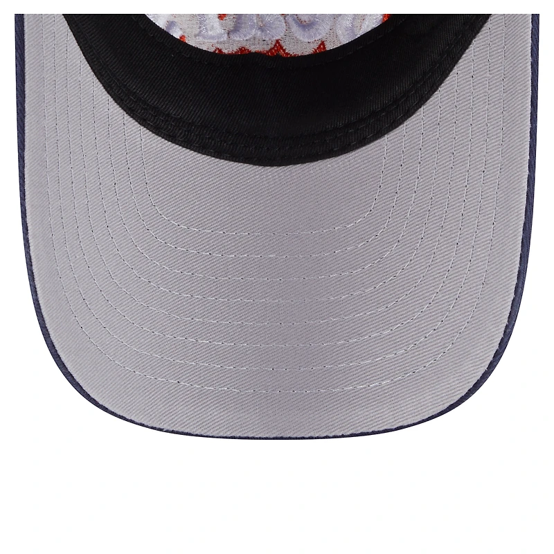 Girls Youth New Era  Navy Chicago Bears Cheer 9TWENTY Adjustable Hat