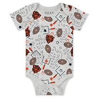 Vêtements pour bébés et nouveau-nés par Erin Andrews Chicago Bears Ensemble trois pièces Body pantalon Turn Me Around