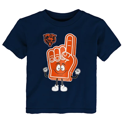 T-shirt bleu marine pour bébé avec inscription « Handy Man » des Chicago Bears