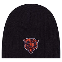 Mini bonnet en tricot bleu marine Chicago Bears de New Era pour bébé