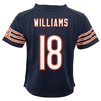 Maillot de jeu Nike Caleb Williams bleu marine des Chicago Bears pour bébé