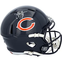 Réplique du casque Riddell Speed ​​autographié par Jim McMahon des Chicago Bears