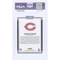 Carte Panini Obsidian Color Blast #24 PSA authentique 2023 de Justin Fields Chicago Bears