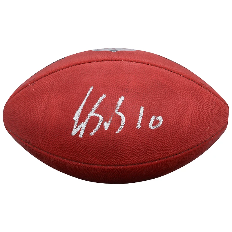Luther Burden III Chicago Bears Autographed Duke Full Color Football
