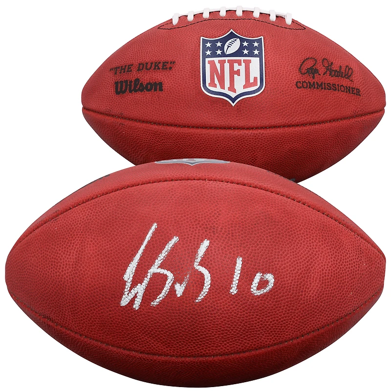 Luther Burden III Chicago Bears Autographed Duke Full Color Football