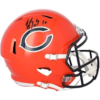 Luther Burden III Chicago Bears Autographed Riddell 2022 Alternate Speed Replica Helmet