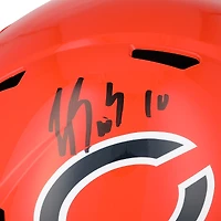 Luther Burden III Chicago Bears Autographed Riddell 2022 Alternate Speed Replica Helmet