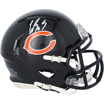 Luther Burden III Chicago Bears Autographed Riddell Speed Mini Helmet